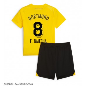 Borussia Dortmund Felix Nmecha #8 Replik Heimtrikot Kinder 2023-24 Kurzarm (+ Kurze Hosen)